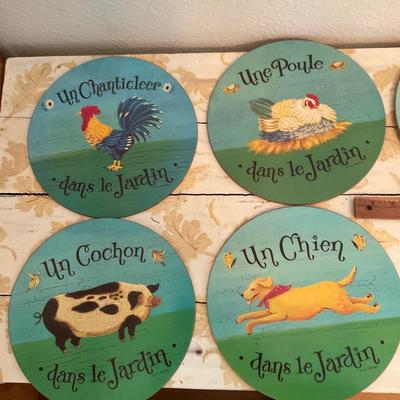 Farm Animal Coasters, Lge Super Cute!