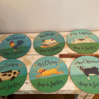 Farm Animal Coasters, Lge Super Cute!