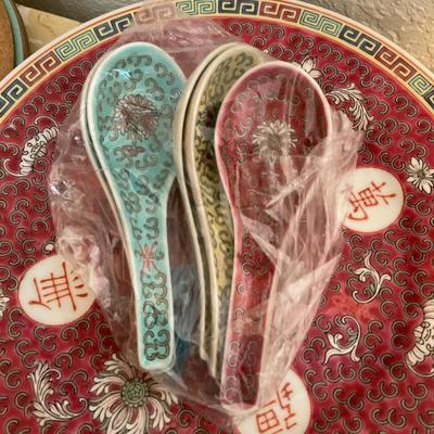 Plates and Spoons made in china