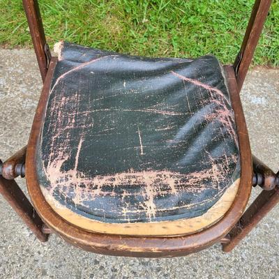 Antique Rocking Chair and Folding Chair (1G-DW)