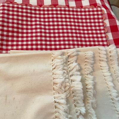 Place Mats and Napkins.