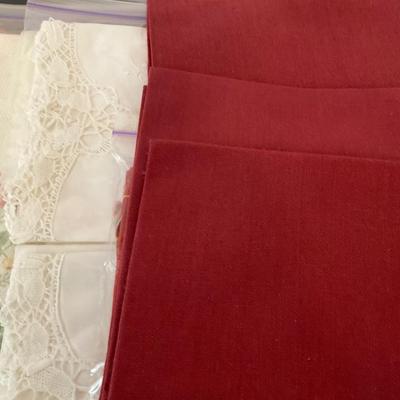 Place Mats and Napkins.