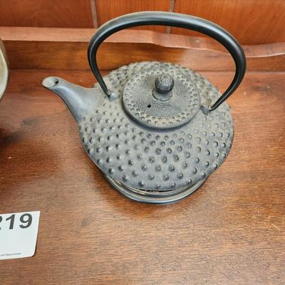 2 Vintage Metal China Duck  Japan Tea pots