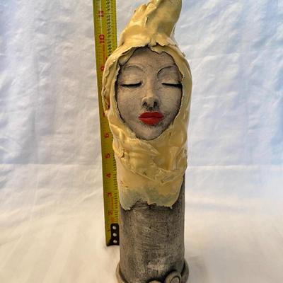 Woman Torch Sculpture