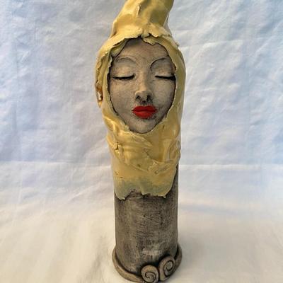 Woman Torch Sculpture