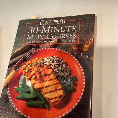 Three cookbooks