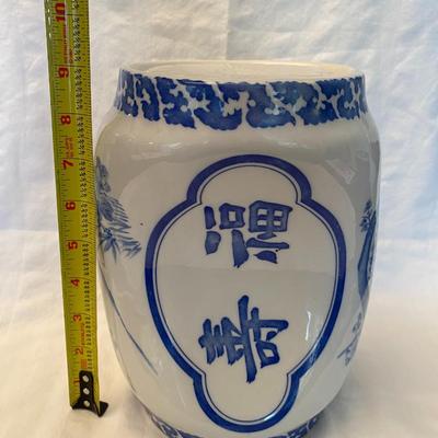 Chinese Blue and White Porcelain Head Rest