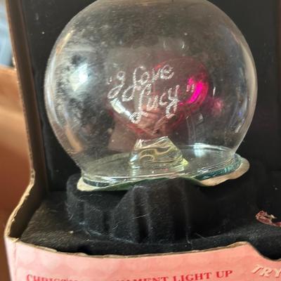 I love Lucy Christmas Ornaments