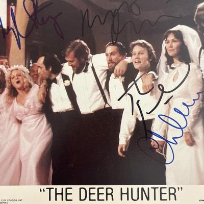 The Deer Hunter cast signed movie photo