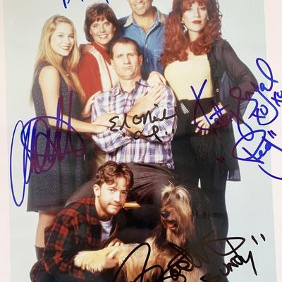 Married... with Children cast signed photo