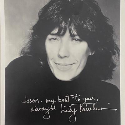Lily Tomlin signed photo