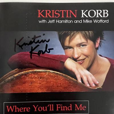 Kristin Korb Where You'll Find Me signed CD