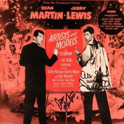Dean Martin & Jerry Lewis signed sheet music