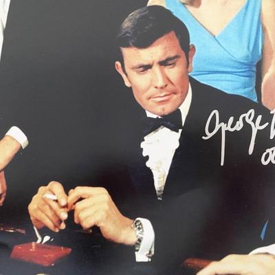 James Bond George Lazenby Signed Movie Photo