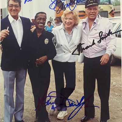 The Rat Pack and Shirley MacLaine signed photo