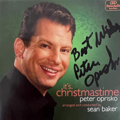 Peter Oprisko It's Christmastime signed CD