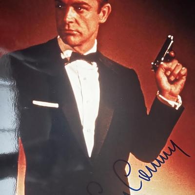 James Bond Sean Connery signed movie photo 