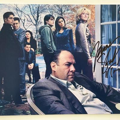 The Sopranos James Gandolfini signed poster