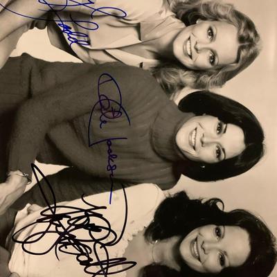 Charlie's Angels cast signed photo