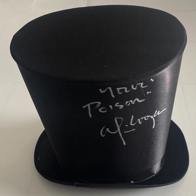Alice Cooper signed top hat- Beckett