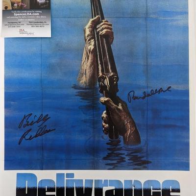  Deliverance signed mini poster (JSA Authenticated)