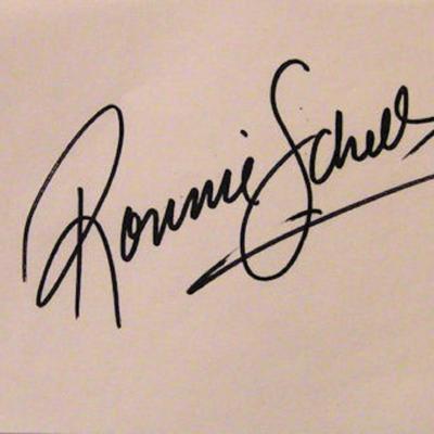 Ronnie Schell signature slip