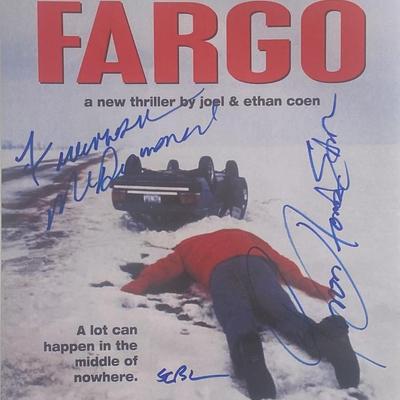 Fargo cast signed mini poster