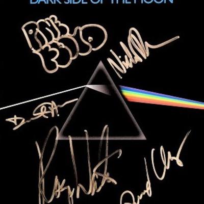 Pink Floyd signed music book