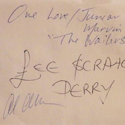 Junior Marvin & The Wailers signature slip