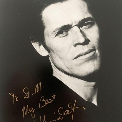 To Live and Die in LA Willem Defoe signed photo