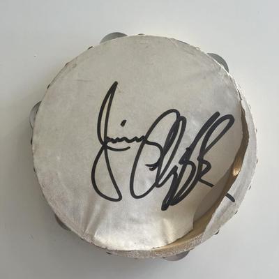 Jimmy Cliff signed tambourine