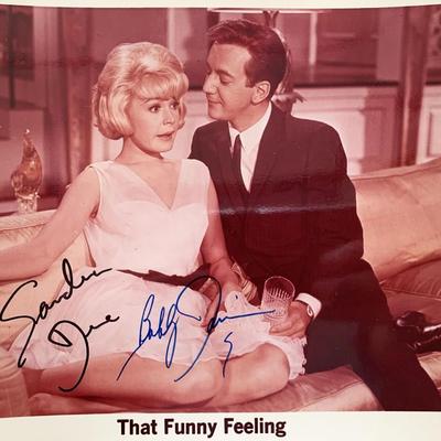 That Funny Feeling Sandra Dee and Bobby Darin signed movie photo