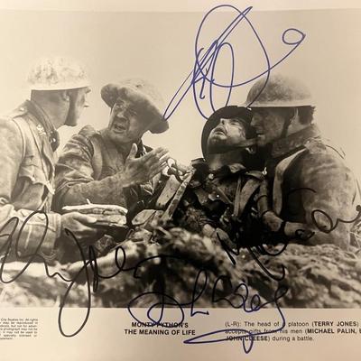 Monty Python cast signed photo