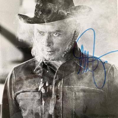Westworld Yul Brynner signed photo