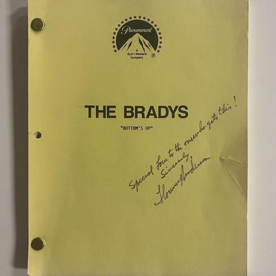 The Brady's Florence Henderson Signed Script