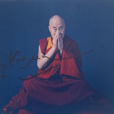 The Dalai Lama signed photo