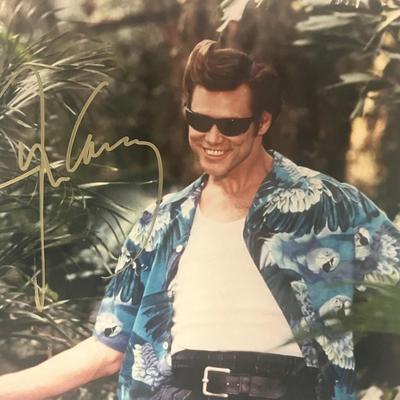Ace Ventura: Pet Detective Jim Carey signed movie photo