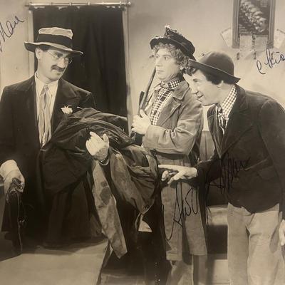 Marx Brothers signed photo