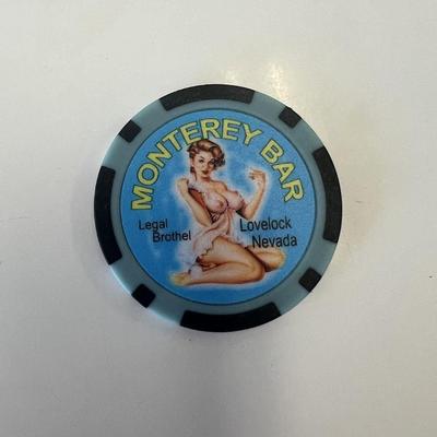 Monterey Brothel  poker chip