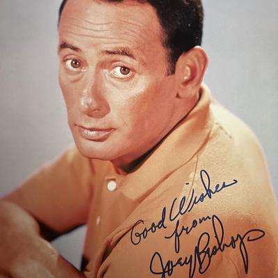 Joey Bishop signed photo 