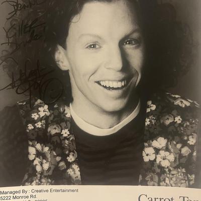 Carrot Top signed photo