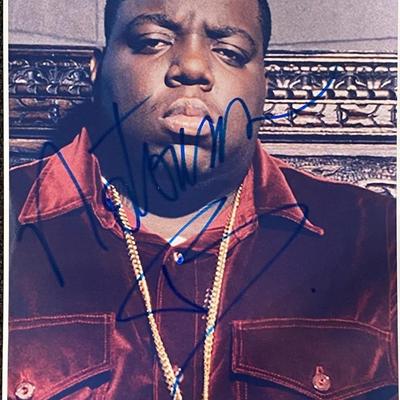 The Notorious B.I.G. signed photo