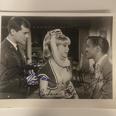 I Dream of Jeannie cast signed photo
