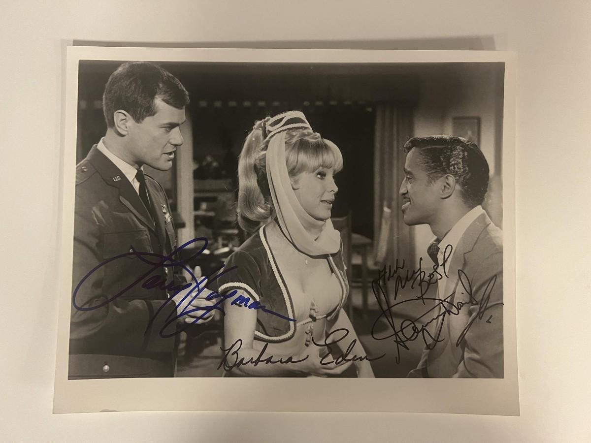 I Dream of Jeannie cast signed photo | EstateSales.org