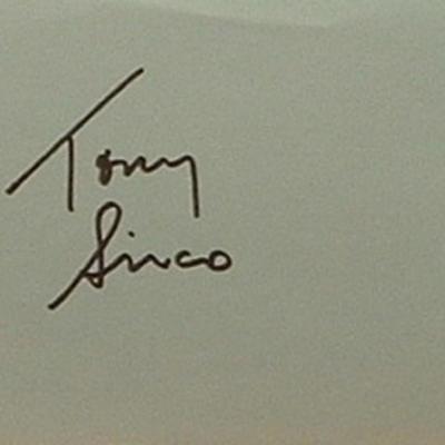 Tony Sirico signature slip