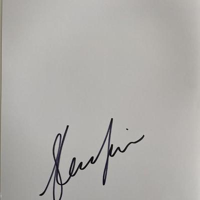 Queen of Country Pop Shania Twain original signature
