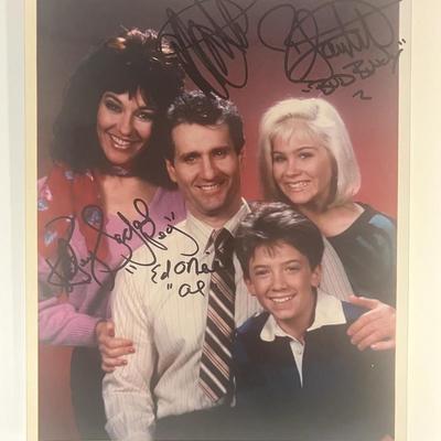 Married With Children cast signed photo