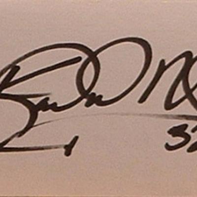 NBA Karl Malone signature slip 