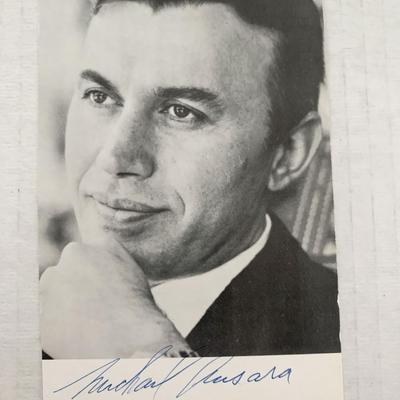 Michael Ansara signed photo
