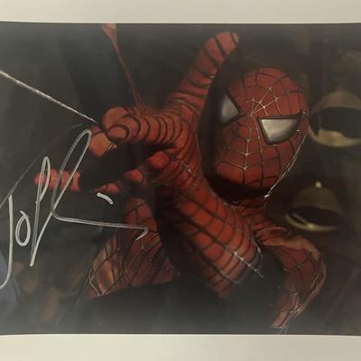Spider-Man Toby Maguire signed movie photo